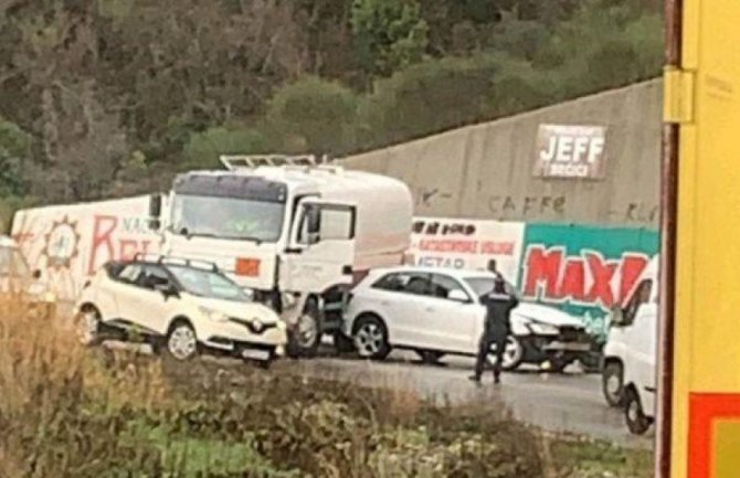 Saobraćajna nezgoda na putu Budva - Cetinje, nema povrijeđenih