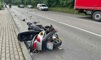 Saobraćajna nezgoda u herceg Novom, povrijeđen motociklista