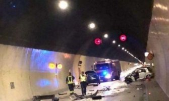 Težak udes u tunelu Sozina: Povrijeđeno više osoba