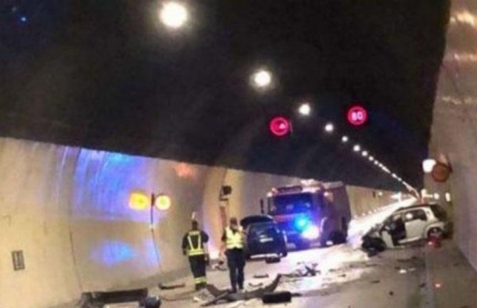 Težak udes u tunelu Sozina: Povrijeđeno više osoba