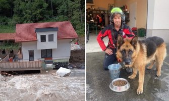 Gorska služba spašavanja uz pomoć helikoptera spasila psa i vratila ga vlasnicima