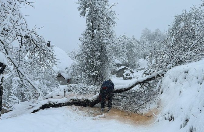 Srbija: U ivanjičkom kraju iz snijega spasene četiri osobe