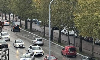 Saobraćajna nezgoda u ulici 13. Jula u Podgorici, povrijeđen pješak