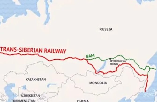 Mediji: Ukrajinska tajna služba uništila prugu koja povezuje Rusiju i Kinu