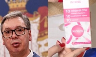 Kampanja u Srbiji: Vučić biračima dijeli čak i probiotike