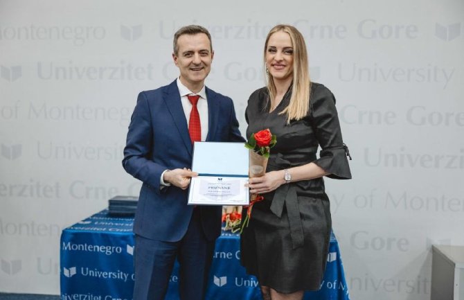Profesorica Đukanović dobitnica godišnje nagrade UCG