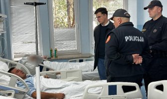 Šaranović obišao povrijeđenog policajca: Napadi neće biti tolerisani
