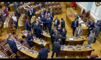 Umalo tuča na sjednici Skupštine, poslanici razdvajali Kneževića i Hutera