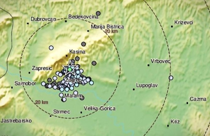 Podrhtavanje tla u Hrvatskoj: Novi zemljotres pogodio Zagreb
