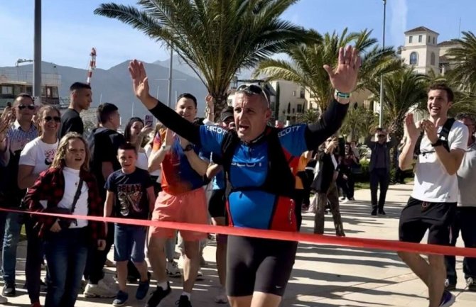 Safet Đapo-heroj velikog srca: Istrčao humanitarni maraton od Splita do Tivta