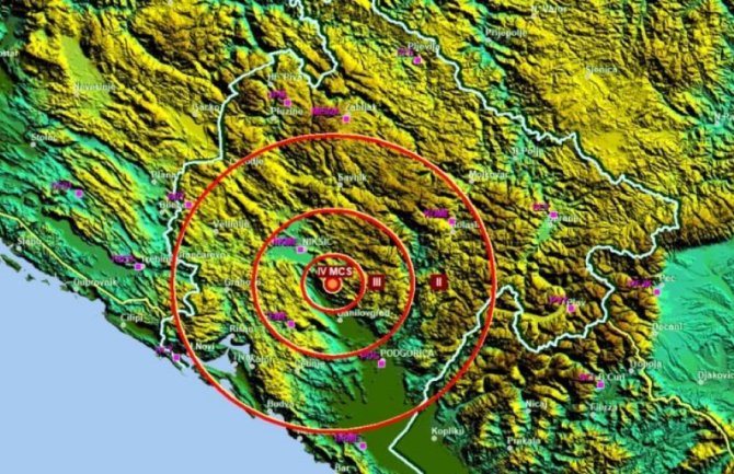 Zemljotres u Albaniji: Zaljuljalo se blizu granice s Crnom Gorom