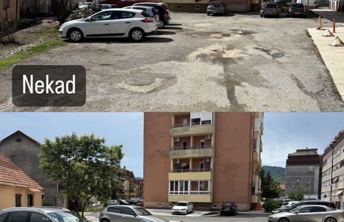 Cetinje: Završeni radovi na izgradnji parkinga uz Ulicu 20 u naselju Luke Ivaniševića
