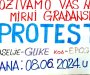 Grupa građana Pljevalja blokira put zbog navodnih problema sa migrantima