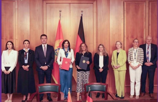 Potpisan sporazum o saradnji između Crne Gore i Njemačke u oblasti kulture, obrazovanja, nauke, mladih i sporta