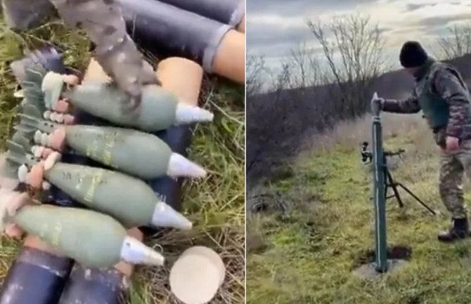Ukrajinci objavili video u kojem koriste granate iz Srbije u borbi protiv Rusa
