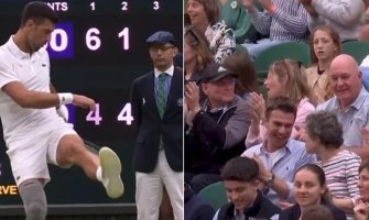 Đoković je bio na terenu Wimbledona kad su Englezi dobili penale: Pogledajte slavlje i smiješnu reakciju