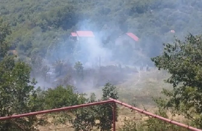 Cetinje: Lokalizovan požar na Bokovu, bile ugrožene dvije kuće