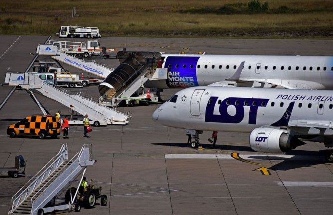 Crnogorski aerodromi u porastu, ali zaostaju za Dubrovnikom i Zagrebom